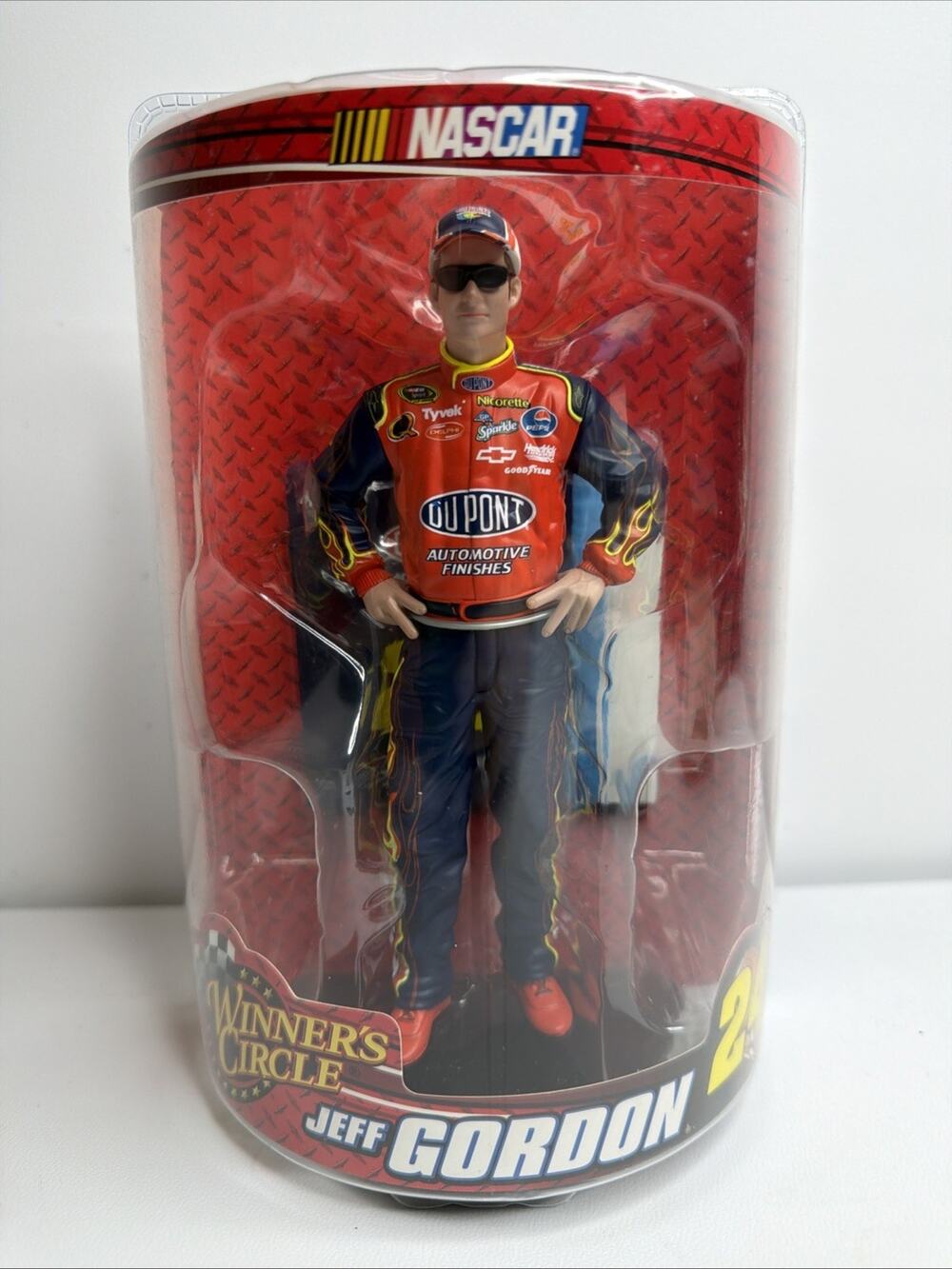 Nascar Winners Circle Jeff Gordon Collectable Figure | 7" Tall | 2008 Sealed